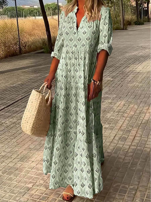 Avrora-Refined Floor Length Dress
