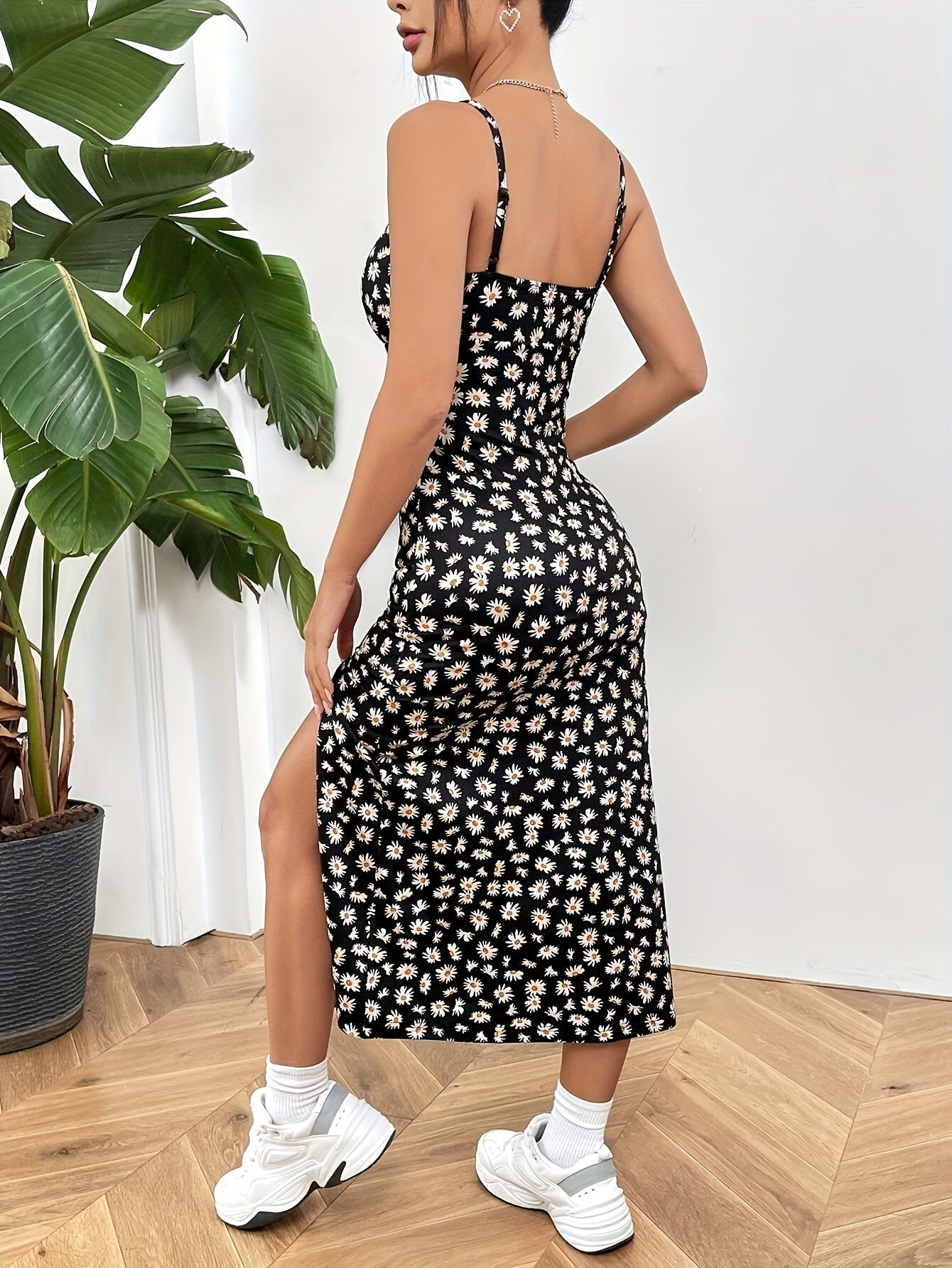 Isla High-Slit Minimal Dress