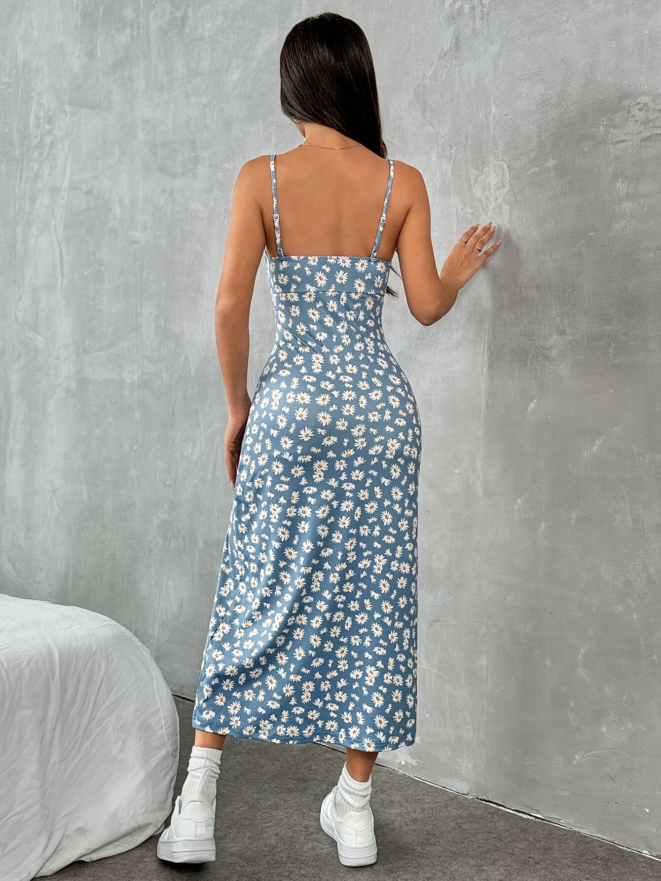 Isla High-Slit Minimal Dress