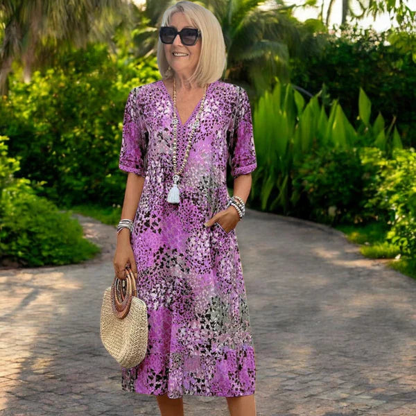 CASSANDRA | FLOWING BOHO DRESS