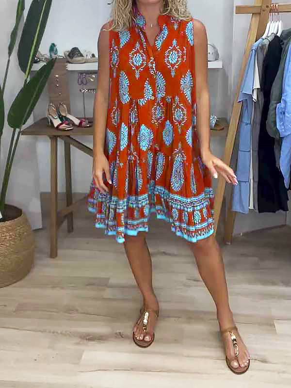 Bonnie Tropical Charm V-Neck Dress
