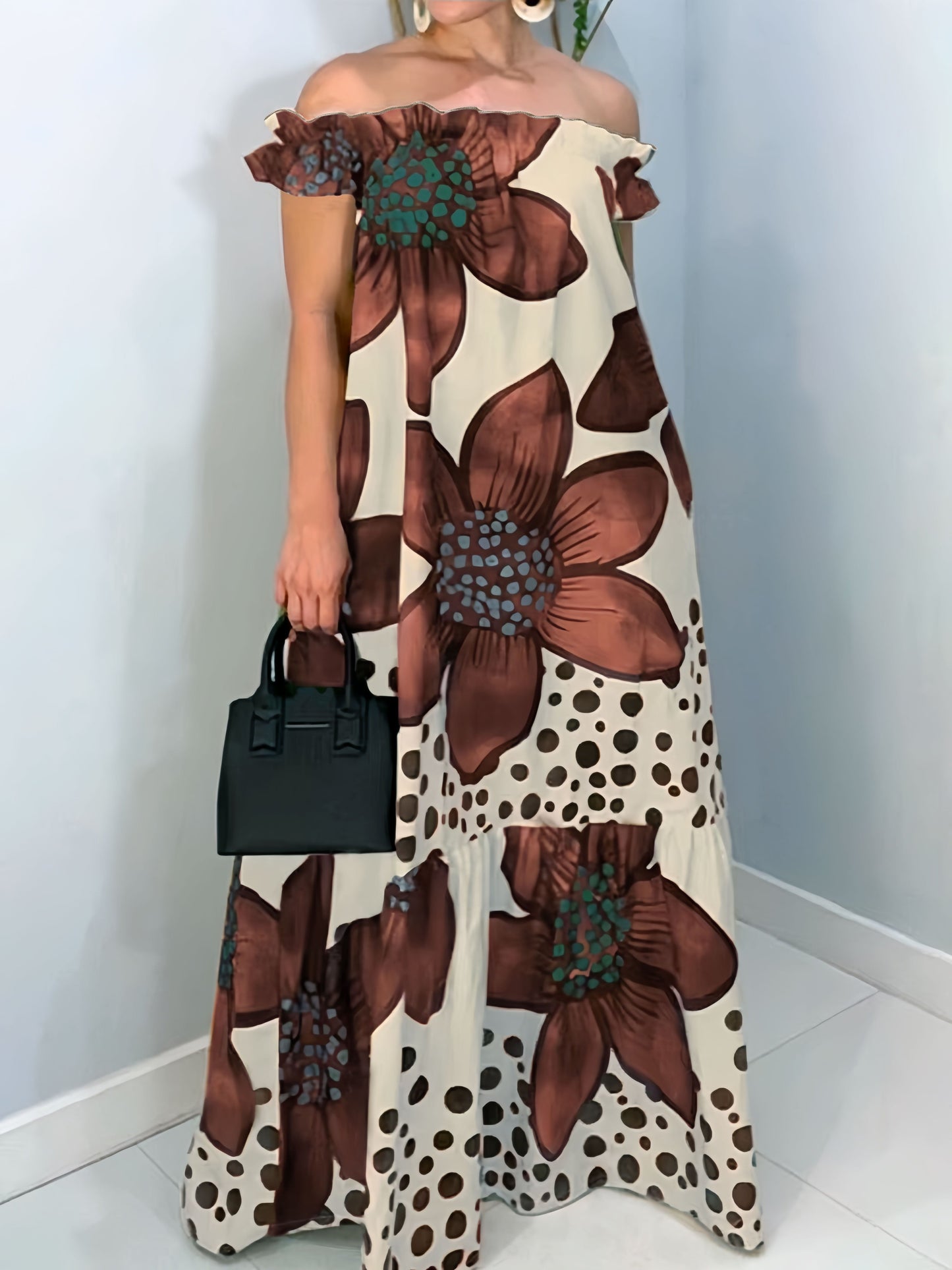 Elowen | Plus Size Boho Maxi Dress