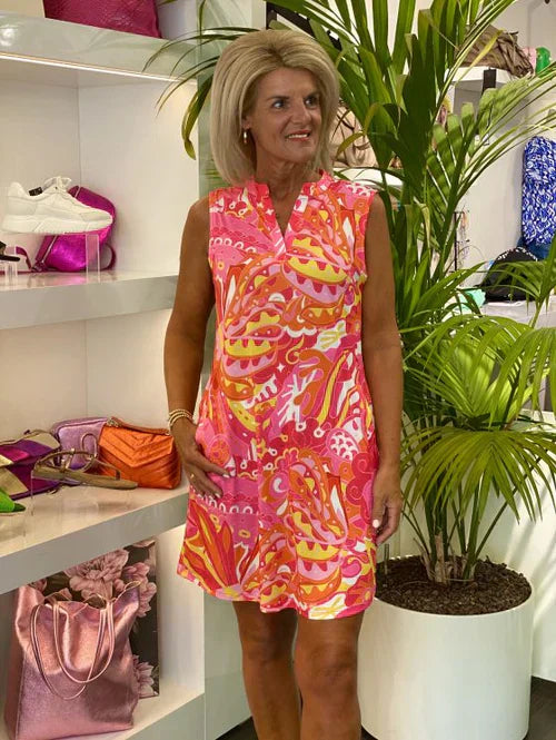 Ella | Sleeveless V-Neck Dress
