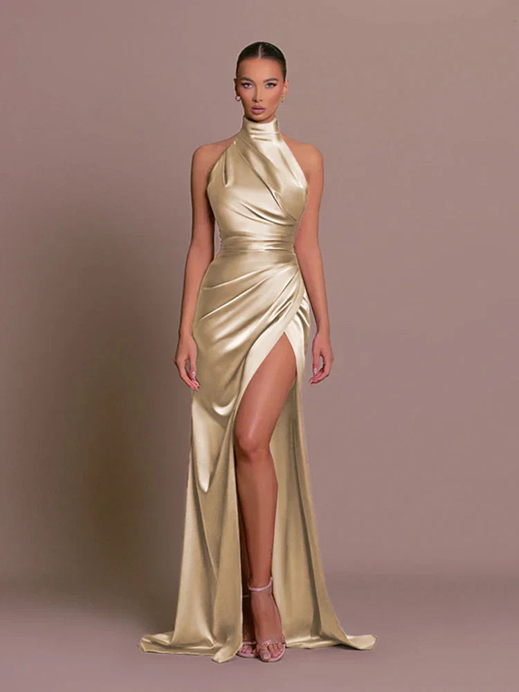 Alena | Classy Slit Gown