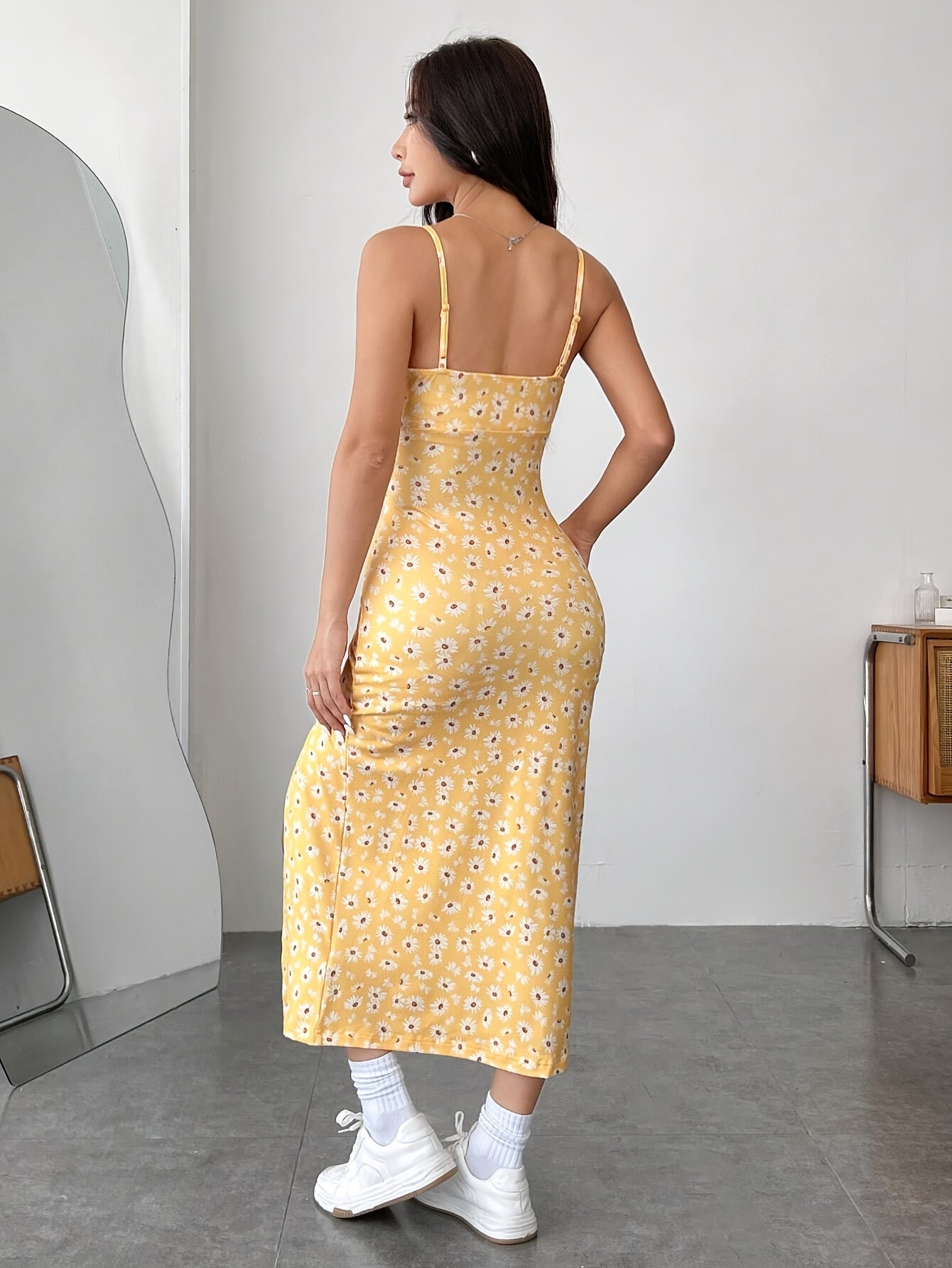Isla High-Slit Minimal Dress