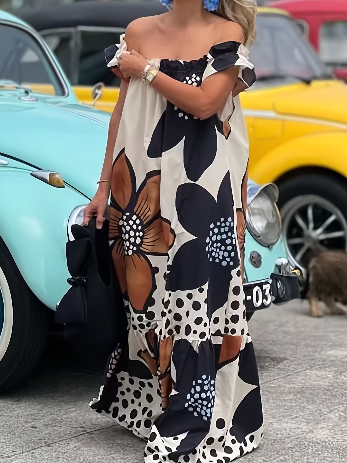 Elowen | Plus Size Boho Maxi Dress