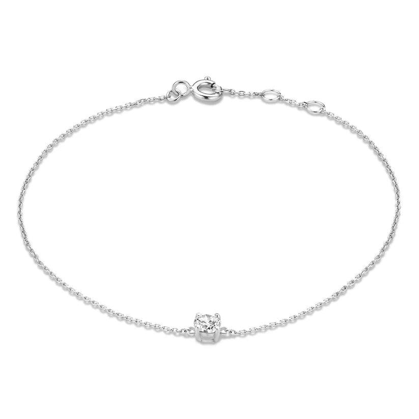 Cléa Moissanite Stone Bracelet | Gold 14k