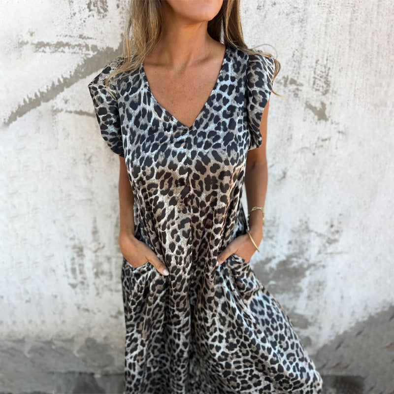 Carmella | Effortless V-Neck Jumpsuit