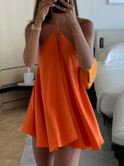 Chic Mini Dress with Modern Flair