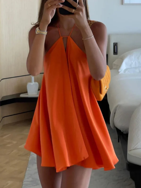 Chic Mini Dress with Modern Flair