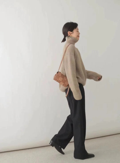 LENA | CASHMERE TURTLENECK SWEATER