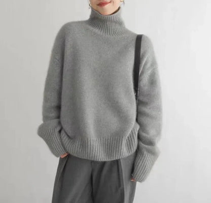 LENA | CASHMERE TURTLENECK SWEATER