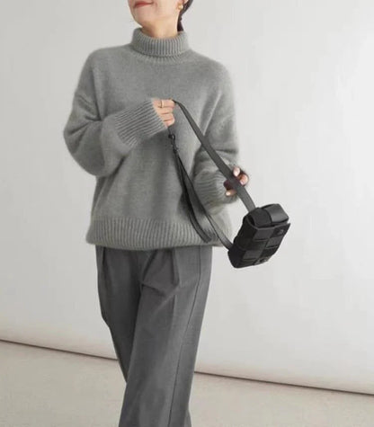 LENA | CASHMERE TURTLENECK SWEATER