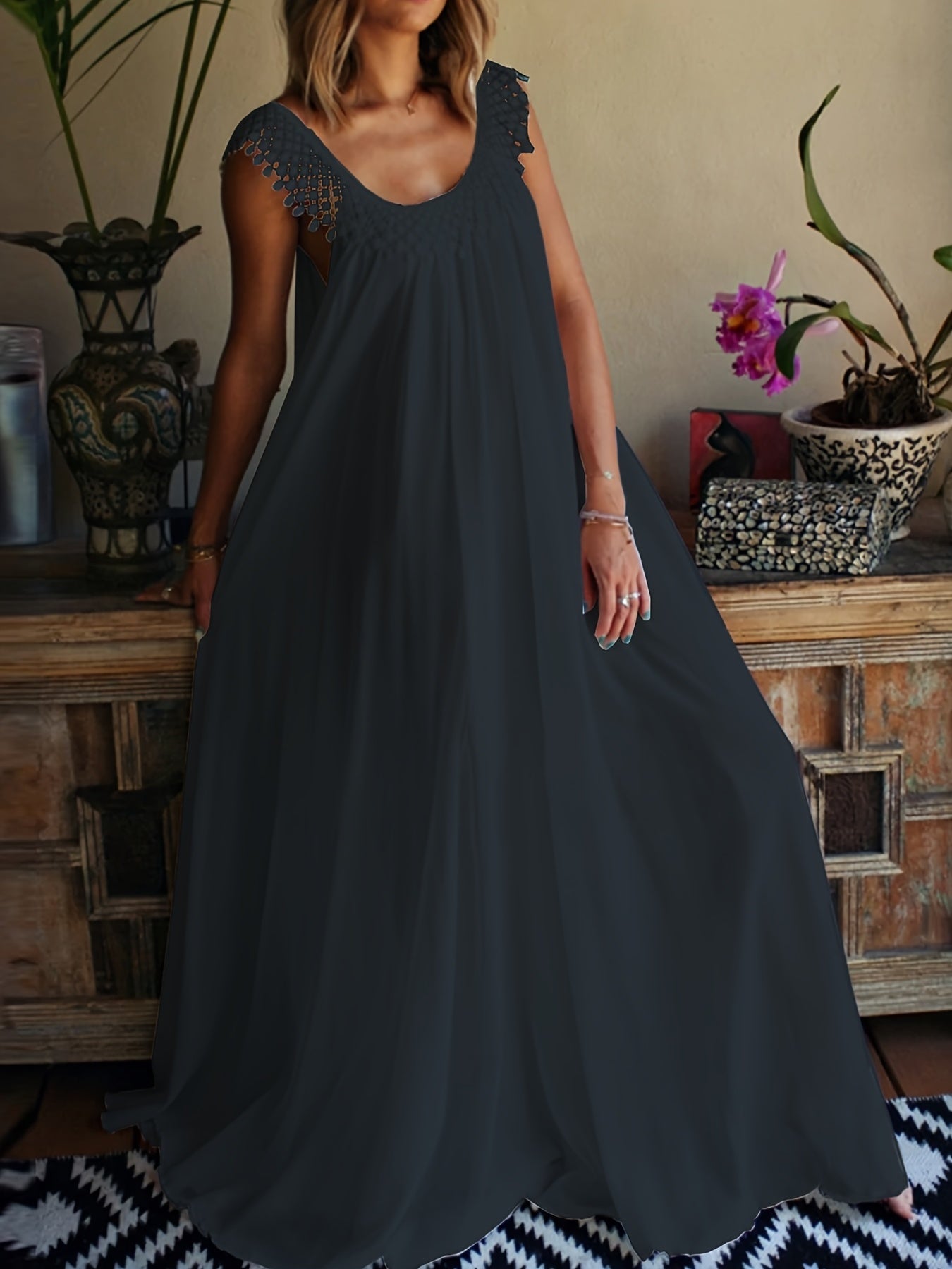 Seraphina | Plus Size Boho Lace Dress