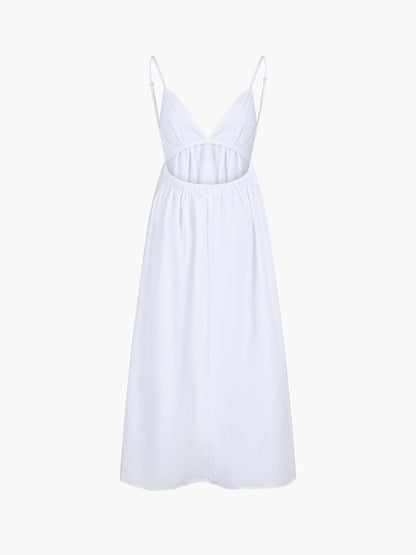 Jolina - Casual Backless Maxi Dress