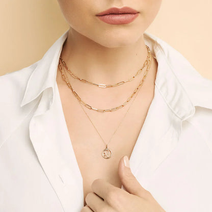 Zodiac sign necklace | Gold 18k