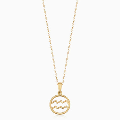 Zodiac sign necklace | Gold 18k