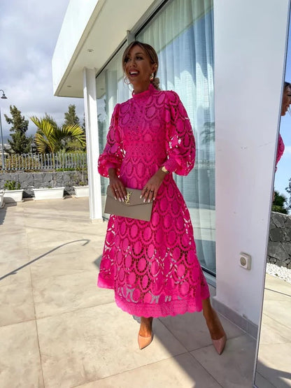 Elegant French Lace Dress Georgia™