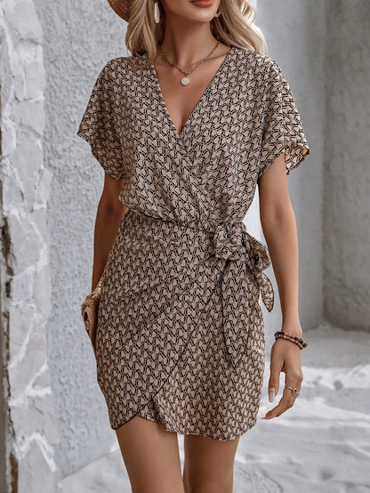 Selena | Elegant V-neck Dress  Chic Sophisticated
