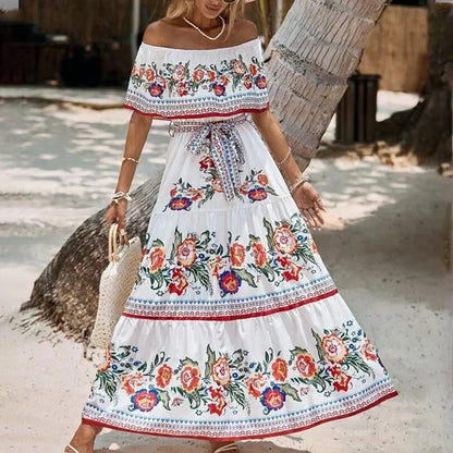 Amara Off-Shoulder Maxi Dress