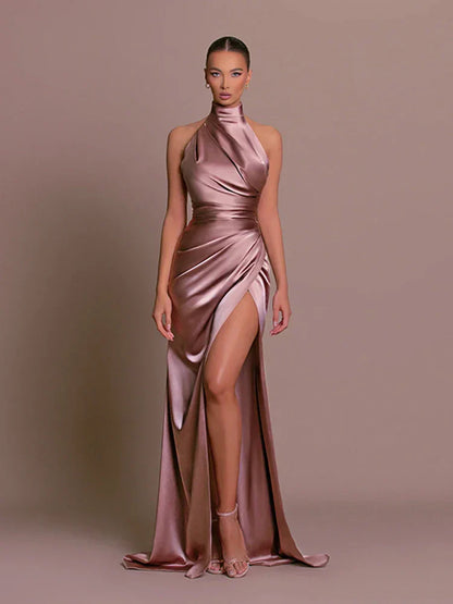 Alena | Classy Slit Gown