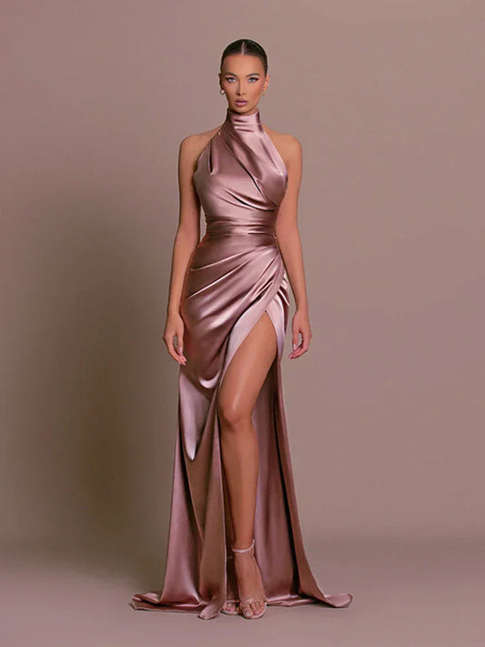 Alena | Classy Slit Gown