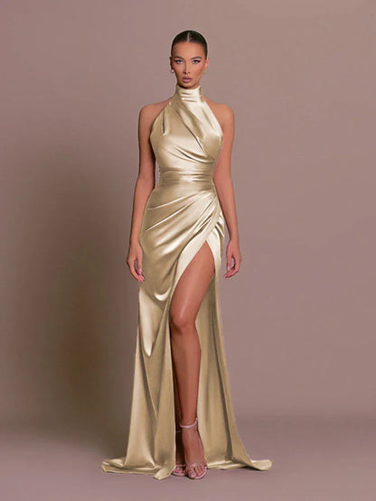 Alena | Classy Slit Gown