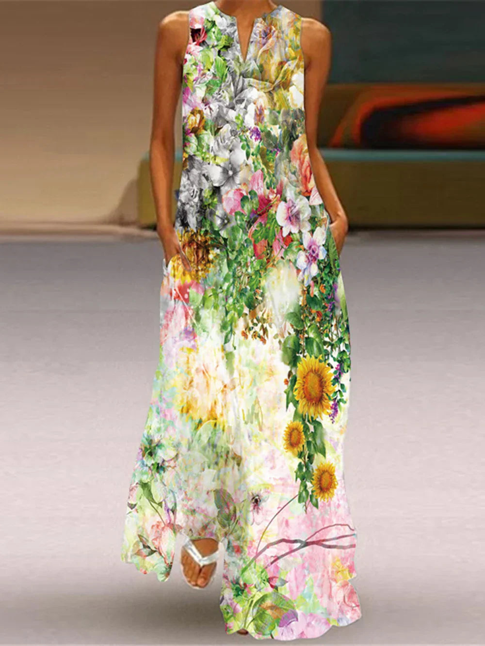 Aurelia™ Butterfly Bloom A-Line Dress