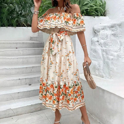 Amara Off-Shoulder Maxi Dress