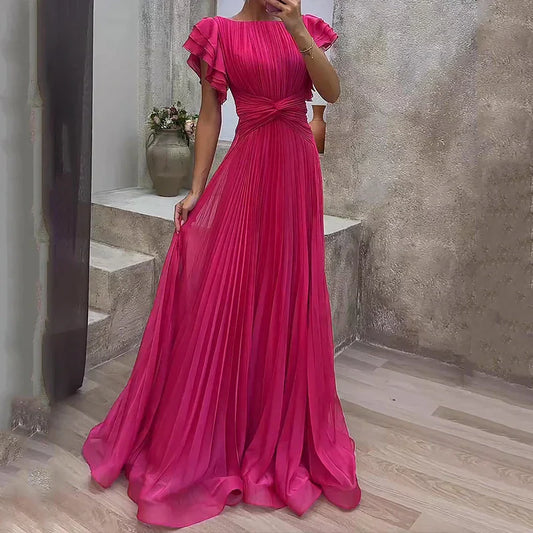 Dorothy | Pleated Evening Dress