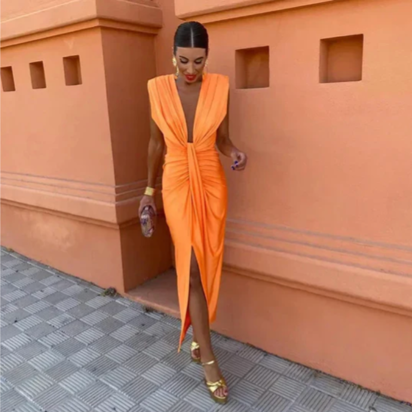 Marcella | Elegant Pleated Dress