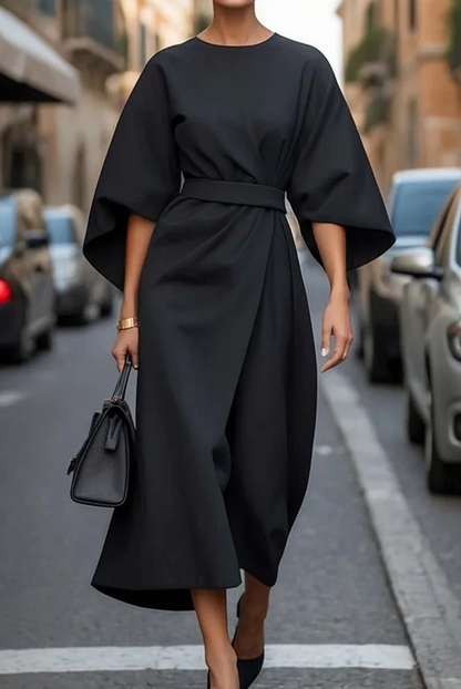Véda – Luxe Lantern Sleeve Dress