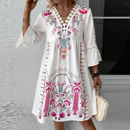 Aurora | V-Neck A-Line Beach Dress (Almost sold out)