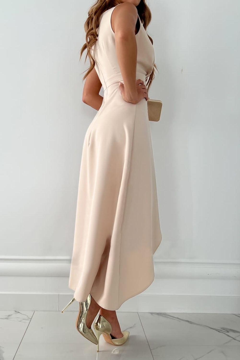 Olivia | Graceful Wrap Midi Dress