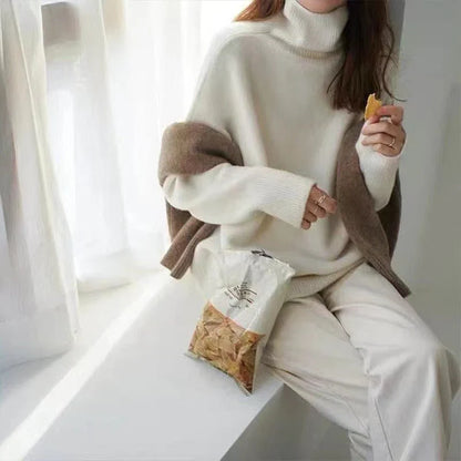LENA | CASHMERE TURTLENECK SWEATER