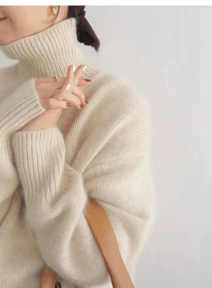 LENA | CASHMERE TURTLENECK SWEATER