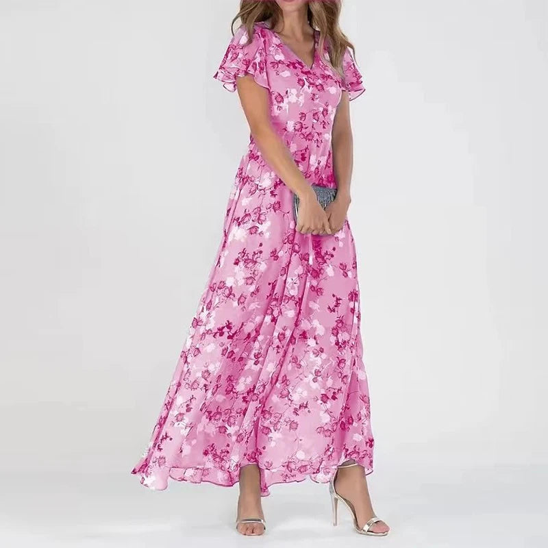 Amelia |  Vibrant Maxi Dress