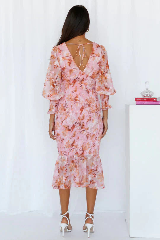 Meagan | Floral Puff Sleeve Dress