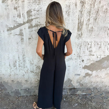 Carmella | Effortless V-Neck Jumpsuit